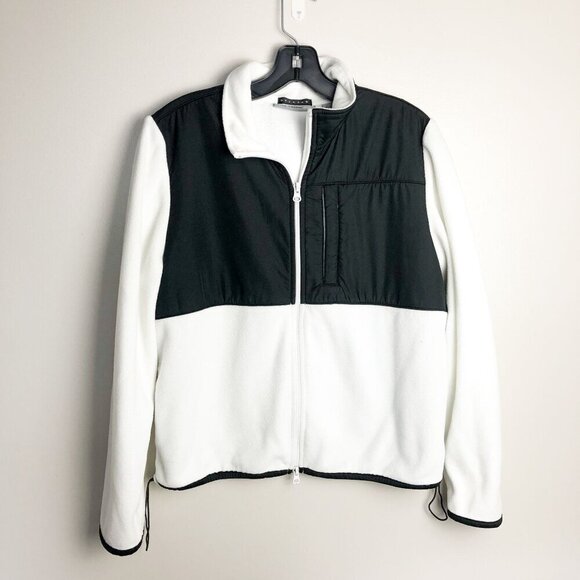 Oleg Cassini Sport Stretch Full Zip Fleece Jacket Medium - Picture 1 of 8
